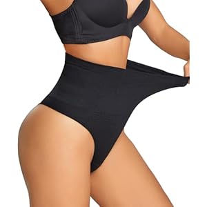 Dulchany Thong Shapewear Tummy Control Underwear for Women Seamless Body Shaper Panties