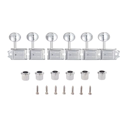 Guitar Tuning 6 Inline pour jouer sur scène avec un style rétro chrome
