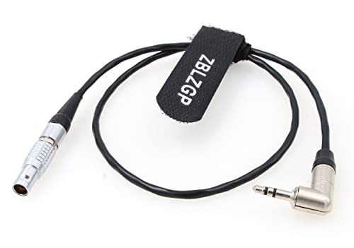 ZBLZGP Tentacle Sync 3.5mm to Right Angle EXT 9 Pin Timecode Cable for RED Komodo 6K Camera (Straight 9 Pin)