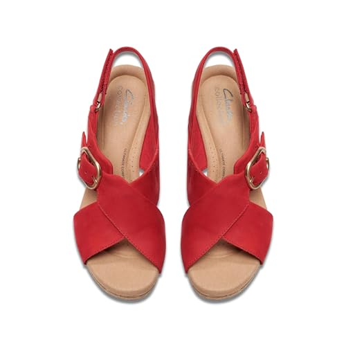 Image of Clarks Collection Women's Giselle Dove Wedge Sandal