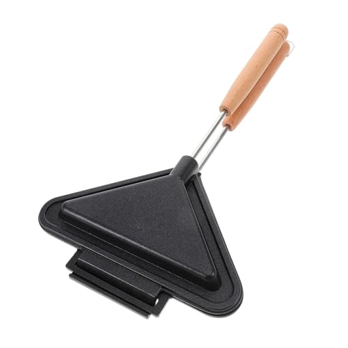 ULTECHNOVO Sartén para Sándwiches Antiadherente de Doble Cara Molde de Pan Multifuncional Utensilio de Cocina para Hornear Freír Huevos y Tostadas para Uso Familiar y Camping