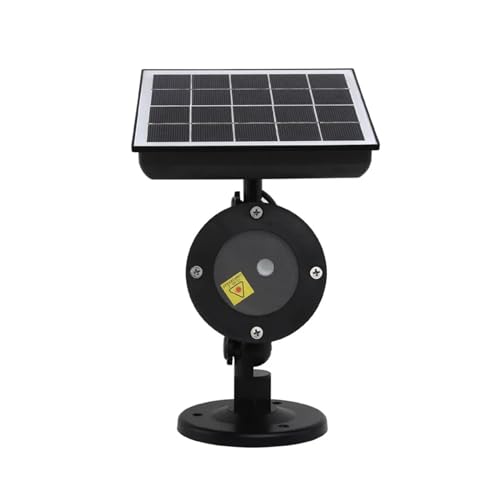 Lámpara de jardín giratoria de 180° solar con proyector de estrellas para exterior 6