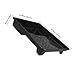 Kisangel 2pcs Black Plastic Paint Tray Set with Roller Holder and Liner, Paint Roller Tray Organizer for Wall Painting and Home Improvement Tools