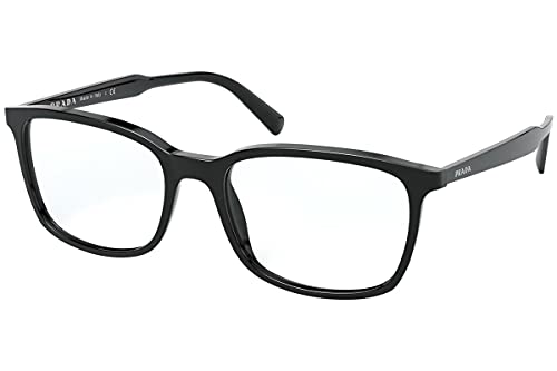Prada Pr 13Xv - 1Ab1O1 Eyeglass Frame Conceptual Black W/Demo Lens 55Mm #TOP13