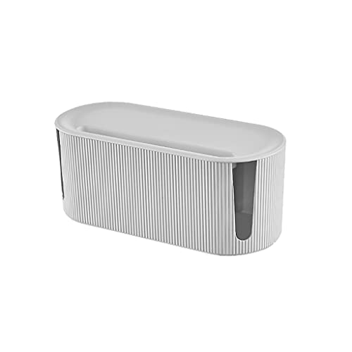 Boîte de rangement pour câbles métalliques et support de routeur discret