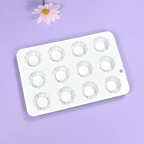 mostsom Silicone Molds Mousse Molds 3D Flower Border Cylinder Silicone Baking Mold DIY Mousse Fondant Mould Cake Decorating Tools for Kitchen Accessories (B_ Flower Cylinder) by mostsom - Used condition - Image 8