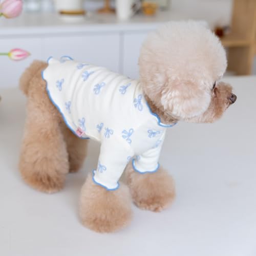 Robe pour Shih Tzu fleurie à volants pour les balades d'été