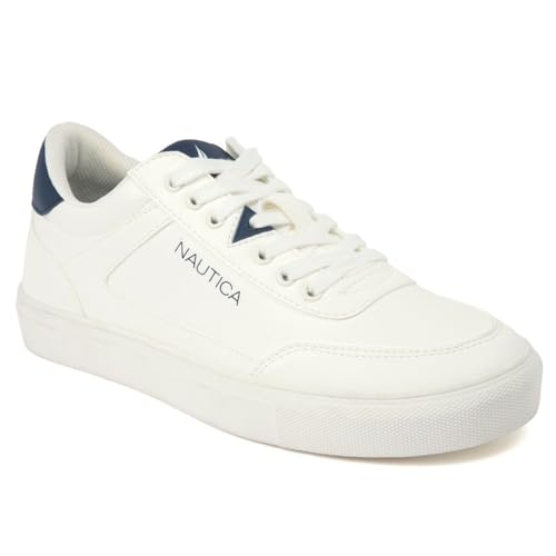 Image of Nautica Men's Casual Shoe, Classic Lace-Up Low Top Loafer, Fashion Sneaker - in Medium & Wide Width Sizes