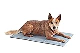 PiuPet® Manta refrescante Perros I 90x50cm I Gris I Manta para Perros I Esterilla refrigerante Perros I Cama para Perros I Colchoneta refrigerante