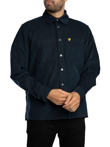 Chemise en Velours Côtelé Lyle & Scott Homme Dark Navy