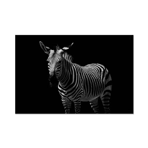 Imprimee sur toile animal photos d'oeuvres d'art grand tableau noir et blanc