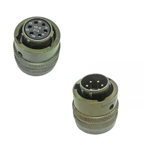 Conector de núcleo circular PT02E-10-6P hembra para montaje en panel de control 2