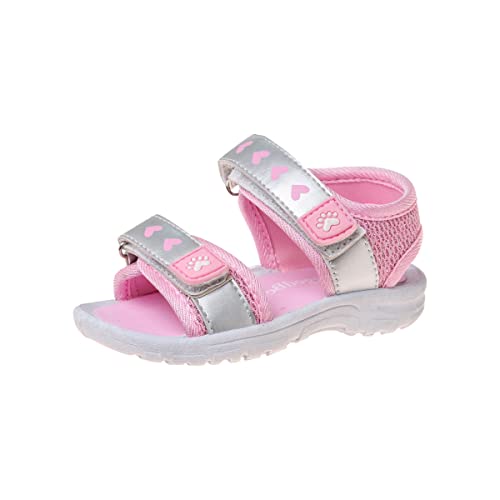 Image of Rugged Bear Girls Sport Active Summer Open Toe Sandals (Toddler)
