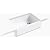 KOHLER K-5827-0 Whitehaven Self-Trimming Under-Mount Single-Bowl Sink with Tall Apron, White