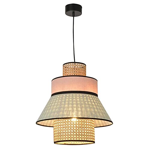Lustre en rotin tressé main suspension rotin luminaire japonais restaurant