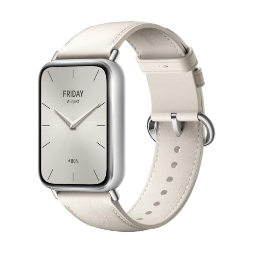 XIAOMI Smart Band 9 Pro Moonlight Silver 1.74 Zoll AMOLED 1200 nits Helligkeit 21 Tage Akku 150+ Sportmodi 5ATM Wasserfest GNSS Herzfrequenz & SPO-Sensor Bluetooth 5.4 60Hz Refresh