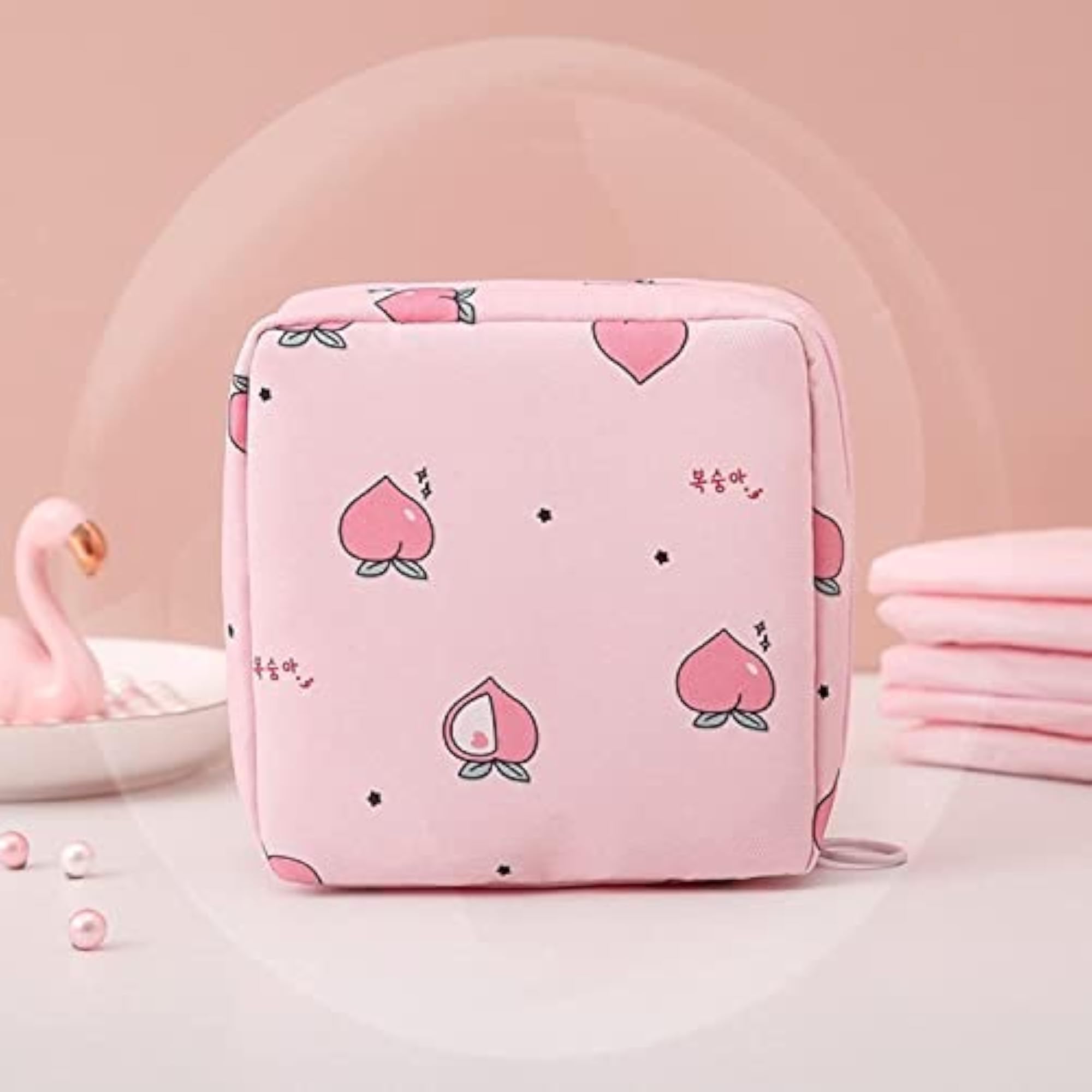 Mini Travel Pouch for Makeup & Accessories Organizer, Sanitary Napkin Bag