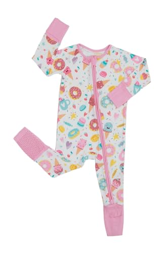 Image of SUZEL Baby Viscose from Bamboo Pajamas - Infant Boys Girls Footless Zippy Pjs Sleep 'N Play Clothes - One Piece Romper