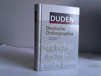 Hardcover Duden. Deutsche Orthographie. [German] Book