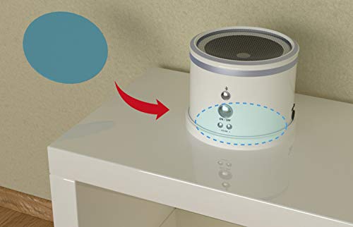 fischer Sclm Anti-Rutsch-Matte, rund, fest, flache Gegenstände, rund, Blister mit 1 Stück, zur Befestigung von Gegenständen an der Oberfläche, horizontal und vertikal, wiederverwendbar, haftend,