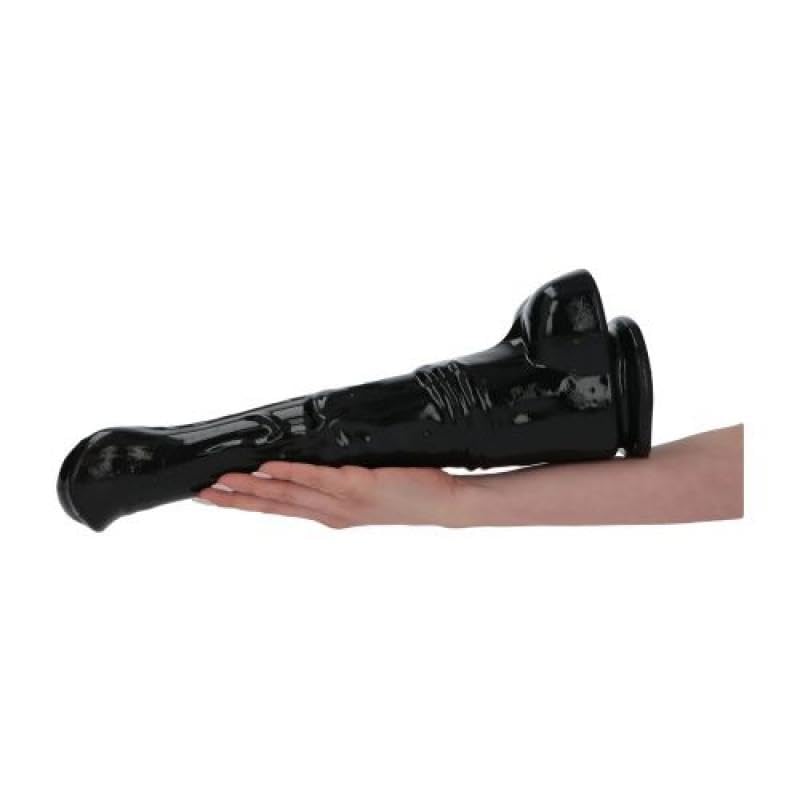Dildo equino Black Pegaso a forma di pene di cavallo 40cm con ventosa grosso e lungo