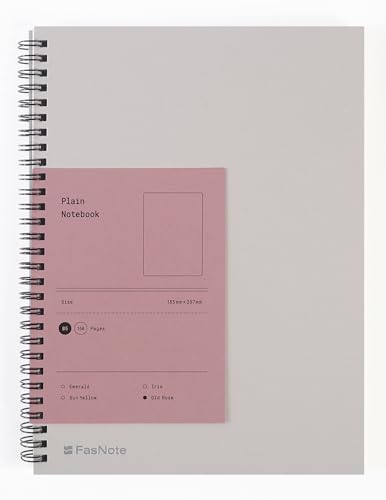 FasNote XpCm[g, 160y[W, ϋvn[hJo[, B5TCY, n, dEwZEXPb`pɍœK, Old Rose