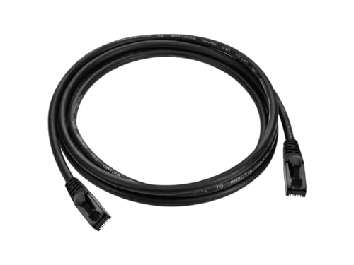 Monoprice Cat6A Flexible TPE Patch Cable - 7 Feet - Black | UTP, 24AWG, 500MHz, Pure Bare Copper, Snagless RJ45, Ethernet Cable - Flex Series by Monoprice - Image 6