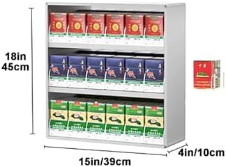 Store Display Rack Wall Mounted Storage Rack Supermarket Convenience Store Automatic Cigarette Rack Space Saving Assembled Display Cabinet,(Cigarette Display Case,Wall Mounted Cigarette Dis image 4