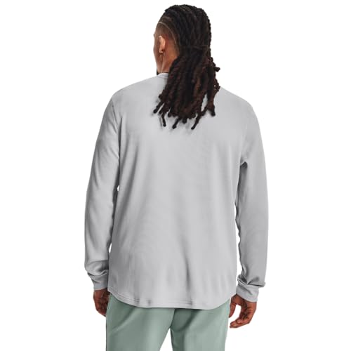 Henley Under Armour gaufré homme gris Mod S