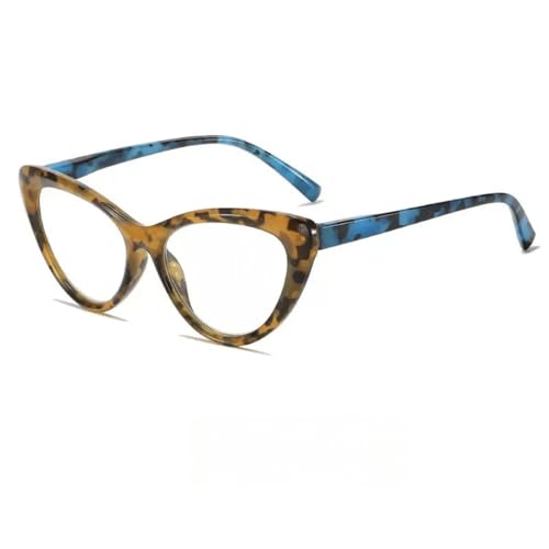 ZDDOUS Gafas de bloqueo de luz azul para mujer, gafas de ordenador antiojo Satrain, gafas de lectura con marco transparente Cateye (Color,1.5)