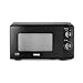 Tower Manual 20 Litre 800W Microwave with Dial Controls, 5 Power Levels, Defrost Function, 30 Minute Timer, Black, T24044BLK