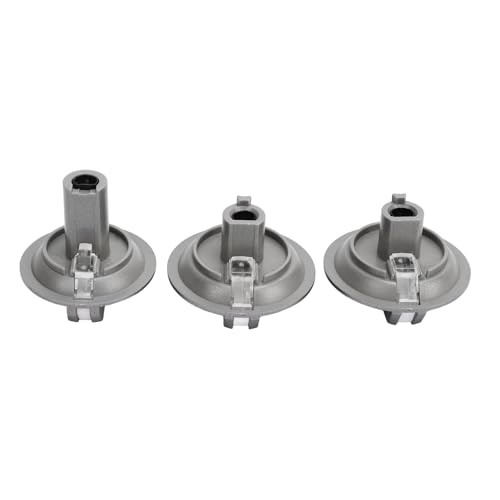 Bouton de commande de ventilateur UB9C 61 195 AC argenté durable - 4