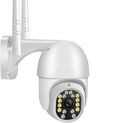 Überwachungskamera Aussen WLAN Kamera Outdoor Ptz IP Dome Kamera 1080P Zwei Wege Audio IR-Nachtsich, IP66 wasserfest, Bewegungserkennung, Fernzugriff, Pan & Tilt Cover