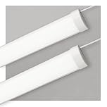 Sundertech 4FT LED Batten Light [Pack of 2], 32W 3550LM Energy Saving 6500K Daylight, Low Profile Surface Mount Light, for Garage, Workshop, Cellar, Basement