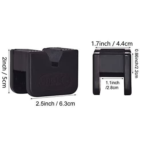 DEDC 2 Stück Wagenheber Gummiauflage, Wagenheberauflage Gummi, Gummiblock Schützt Auto vor Kratzen, 3-5 Tonnen Tragfähigkeit