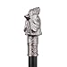 Silver Chicken Rooster Head Animal Fashion Walking Stick Decorative Cospaly Vintage Party Fashionable Walking Cane Crosier 93cm