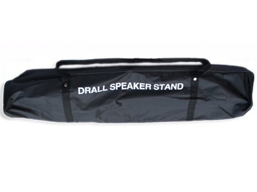 Drall BSTG Sac de transport pour 2 trépieds d'enceinte jusqu'à 110 cm de longueur, Noir