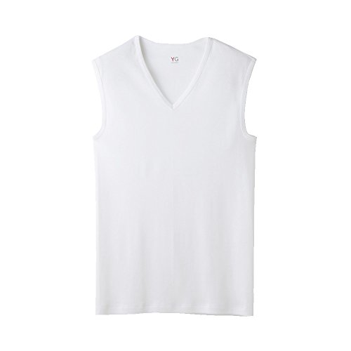 インナーシャツ YG 綿100% Vネックスリーブレス YV0018N