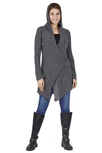 GURU-SHOP, Cardigan Pixi Wrap, Grigio, Sintetico