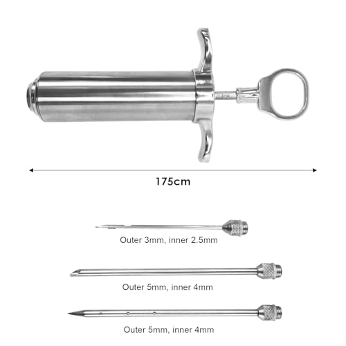 Seringue alimentaire inox 304 pour des grillades et rôtis dinde parfaits - 6