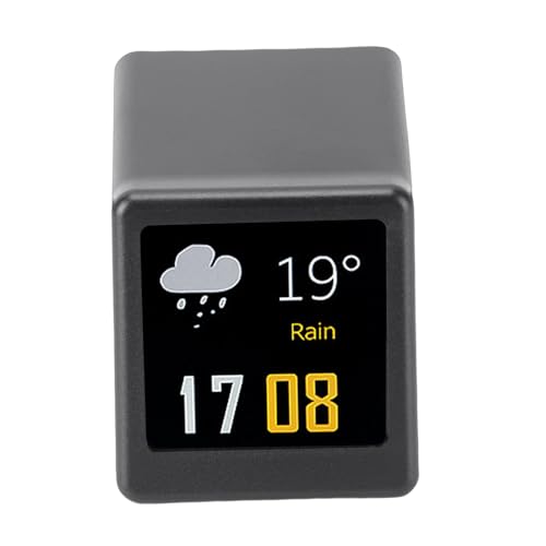 Reloj digital de temperatura y humedad con pantalla IPS mini para controlar el clima interior 6