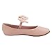 Fioni by Payless Youth Girls Blush Cairo Bow Ballet Flat 4 Medium