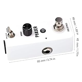 Pédale d’effet Phaser, mini pédale d’effet de guitare Phaser analogique à coque métallique avec accessoire d’instrument… - Les Beatles, Paul McCartney, John Lennon, RIngo Starr, George Harrison Pédale d'effet Phaser, mini pédale d'effet de guitare Phaser analogique à coque métallique avec accessoire d'instrument… – Image 7