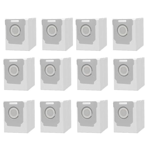 XOTCMHG Bolsas De Aspiradora Compatibles con IRobot Roomba I7 I7+/i7 Plus E5 E6 E7/S9 S9+ Bolsas For Polvo Bolsas For Basura Accesorios For Aspiradoras Piezas De Repuesto(12PCS)