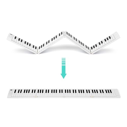 Électronique clavier Piano Piano Numérique Pliable Portable À 88 Touches, Clavier Électronique Multifonctionnel, Instrument Pour Étudiants - Les Beatles, Paul McCartney, John Lennon, RIngo Starr, George Harrison Électronique clavier Piano Piano Numérique Pliable Portable À 88 Touches, Clavier Électronique Multifonctionnel, Instrument Pour Étudiants – Image 4