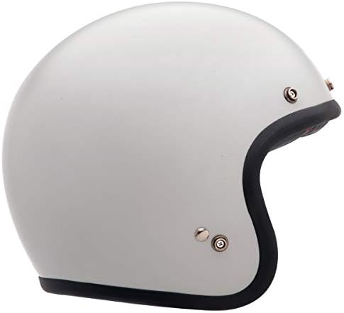 Bell Custom 500 Unisex-Adult Open face Street Helmet (Vintage White, Medium) (D.O.T.-Certified)