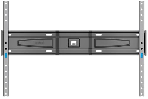 Slimstyle Plus 600 S Meliconi, stały uchwyt ścienny do telewizora, nadaje się również do płyt gipsowo-kartonowych, do telewizorów od 50 cali do 86 cali, Vesa 300-400-600, z szybkim blokiem i