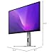 ALOGIC Clarity 27” 4K UHD Monitor with USB-C (90W PD) | Adjustable Stand | Silver & Black | Ultra HD Display