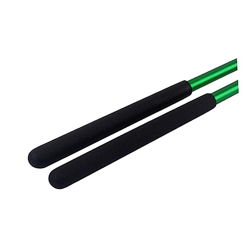 Baquetas de aleación para batería color verde miniatura 4
