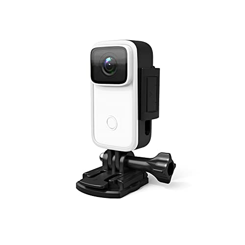 SJCAM C200 4KミニWiFiアクションカメラ 1.28インチ IPSスクリーン付き 40M防水 6軸防振 顔認識 ナイトビジョン 1200mAh内蔵充電式バッテリー